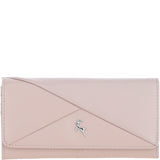 Ashwood Leather Ladies Purse with 8 Card Holder Slots and Zip Pocket in Beige: 32386