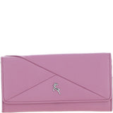 Ashwood Leather Ladies Purse with 8 Card Holder Slots and Zip Pocket in Mulberry: 32386