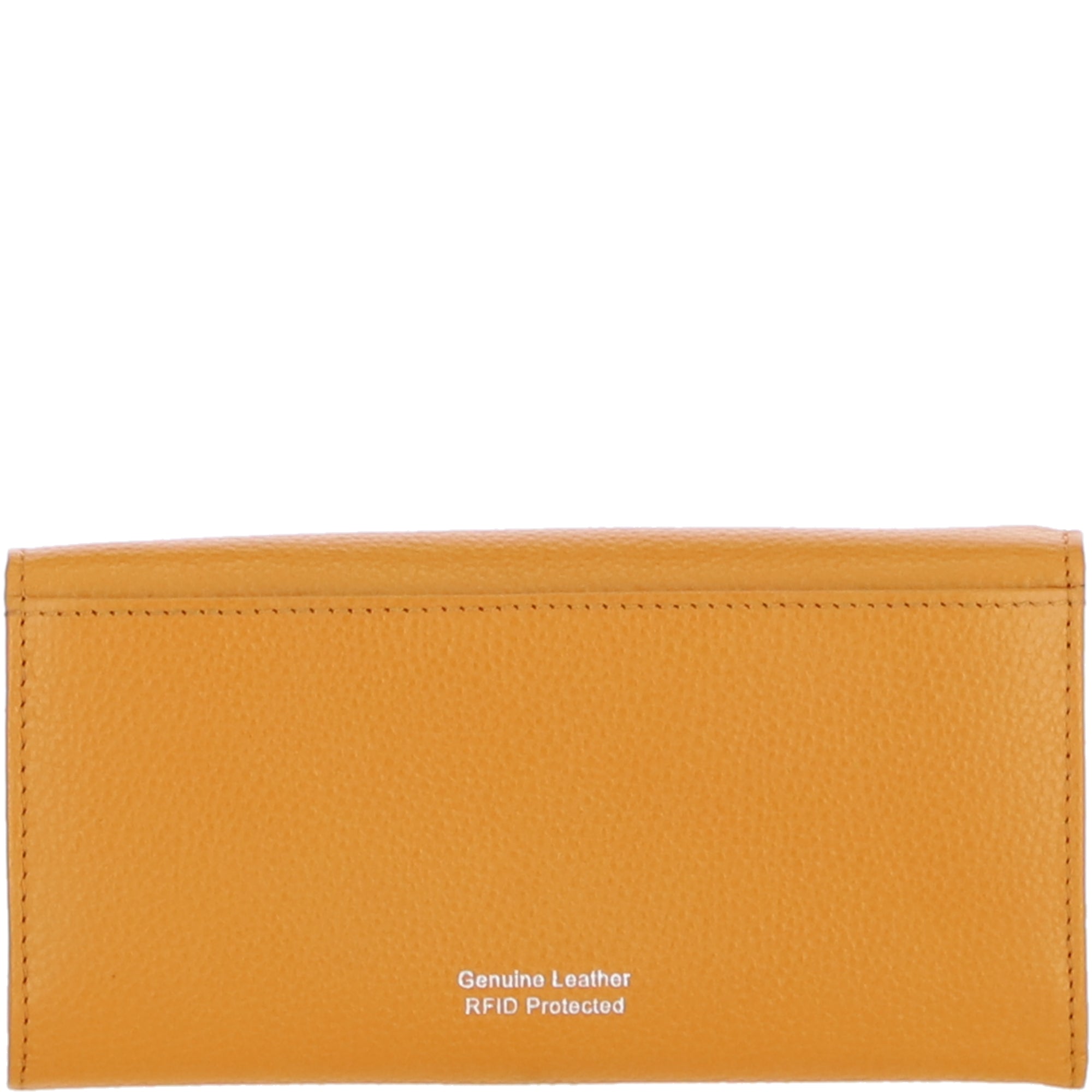 Ashwood Leather Ladies Purse with 8 Card Holder Slots and Zip Pocket in Mustard: 32386