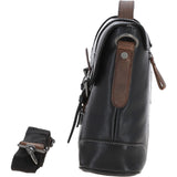 Small Leather Work Briefcase Black/mud : 4553