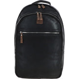 Leather  Backpack Black: 4555 TFC