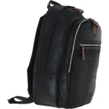 Leather  Backpack Black: 4555 TFC