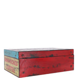 Hand Painted Iron Trunk Coffee: 532-1