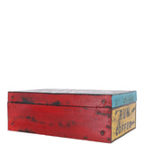 Hand Painted Iron Trunk Coffee: 532-1