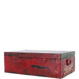 Hand Painted Iron Trunk Cola: 532-4