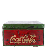 Hand Painted Iron Trunk Cola: 532-4