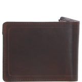 Luxury Slim 3 Card Leather Wallet Brandy :  5991