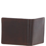 Luxury Slim 3 Card Leather Wallet Brandy :  5991