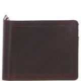 Luxury Slim 3 Card Leather Wallet Brandy :  5991