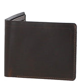 Luxury Slim 3 Card Leather Wallet Copper Brown :  5991