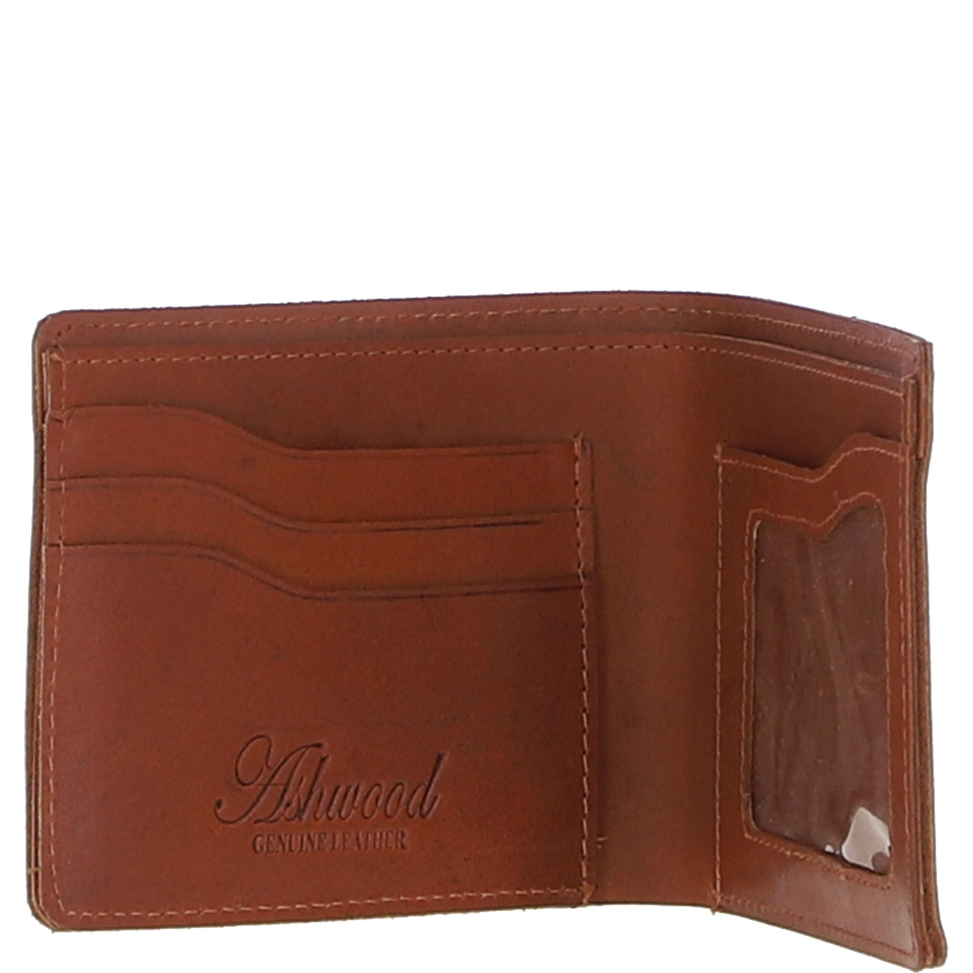 Luxury Slim 3 Card Leather Wallet Tan :  5991