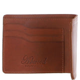 Luxury Slim 3 Card Leather Wallet Tan :  5991
