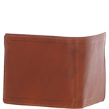 Luxury Slim 3 Card Leather Wallet Tan :  5991