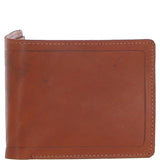 Luxury Slim 3 Card Leather Wallet Tan :  5991