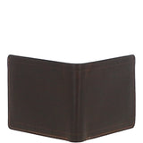 Luxury Slim 6 Card Leather Wallet Copper Brown :  5994