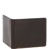 Luxury Slim 6 Card Leather Wallet Copper Brown :  5994
