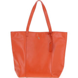 Ashwood Womens Long Handle Leather Shopper Bag Mandarin: 62320