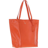 Ashwood Womens Long Handle Leather Shopper Bag Mandarin: 62320