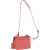 Ashwood Leather and Suede Small Cross Body Bag Peach: 62955