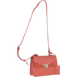 Ashwood Leather and Suede Small Cross Body Bag Peach: 62955