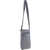 XSpirit' Leather Crossbody Bag Charcoal Grey: 63033/CB4