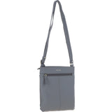 XSpirit' Leather Crossbody Bag Charcoal Grey: 63033/CB4