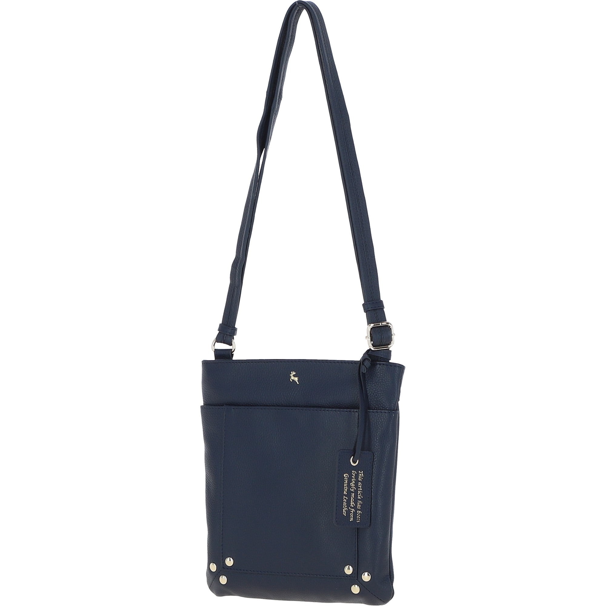 XSpirit' Leather Crossbody Bag Navy: 63033/CB4
