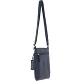 XSpirit' Leather Crossbody Bag Navy: 63033/CB4