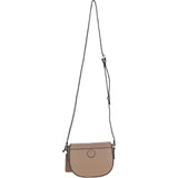 Real Leather Saddle Crossbody Bag Parafin: 63753