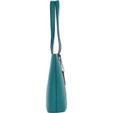 Real Leather Tote Bag Deep Lake: 63754