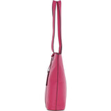 Real Leather Tote Bag Rasberry Sorbet: 63754