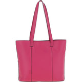 Real Leather Tote Bag Rasberry Sorbet: 63754