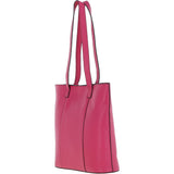 Real Leather Tote Bag Rasberry Sorbet: 63754