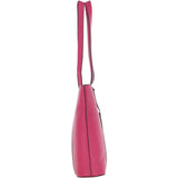 Real Leather Tote Bag Rasberry Sorbet: 63754