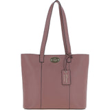 Real Leather Tote Bag Rose: 63754