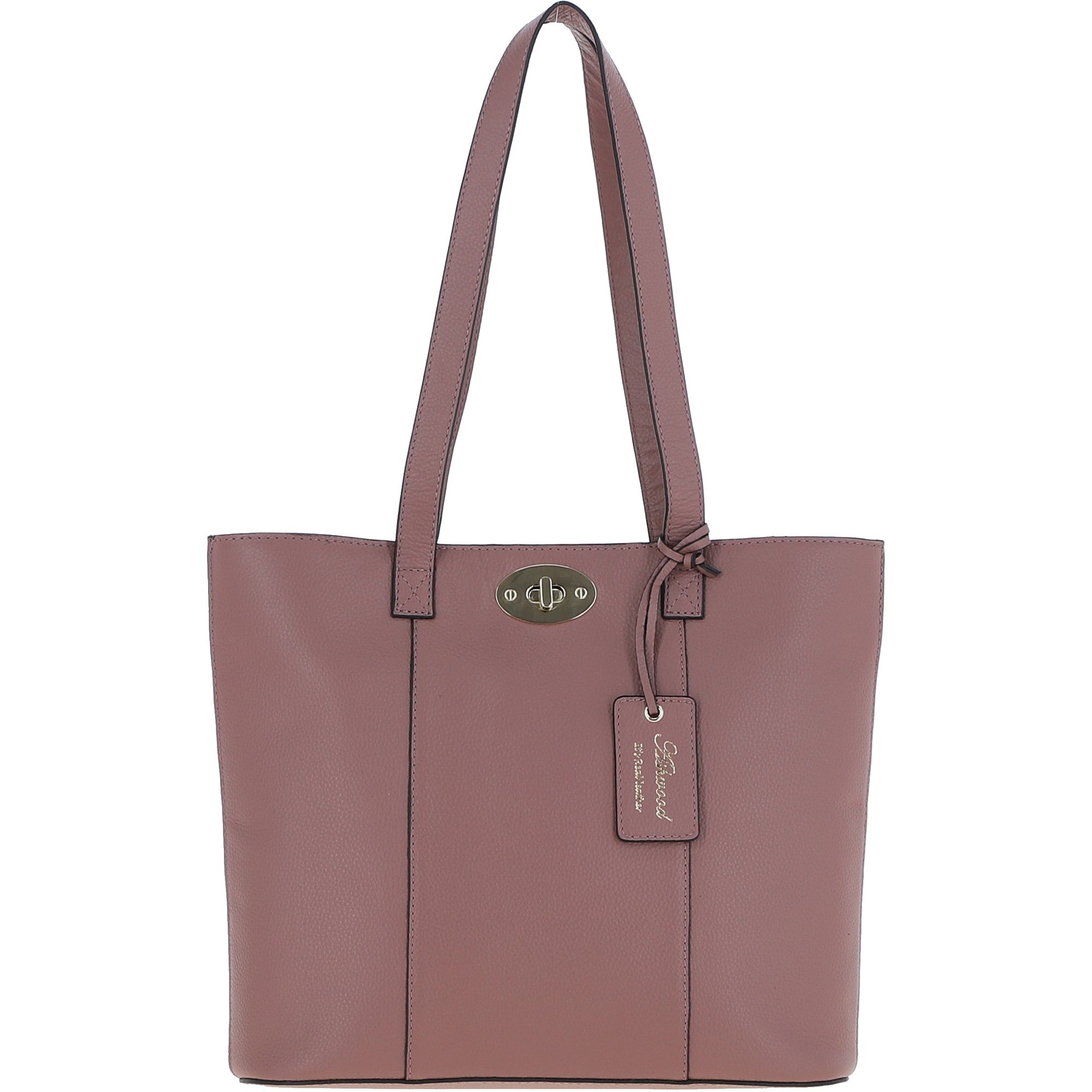 Real Leather Tote Bag Rose: 63754