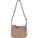 Ashwood Real Leather Top Zip Crossbody Bag Parafin: 63931