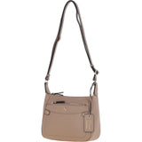 Ashwood Real Leather Top Zip Crossbody Bag Parafin: 63931