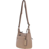 Ashwood Real Leather Top Zip Crossbody Bag Parafin: 63931