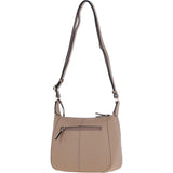Ashwood Real Leather Top Zip Crossbody Bag Parafin: 63931