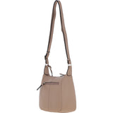 Ashwood Real Leather Top Zip Crossbody Bag Parafin: 63931