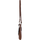 Ashwood Leather Crossbody Bag 2 Tone Tan: 64033
