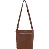 Ashwood Leather Crossbody Bag 2 Tone Tan: 64033