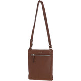 Ashwood Leather Crossbody Bag 2 Tone Tan: 64033