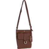 Ashwood Leather Crossbody Bag 2 Tone Tan: 64033