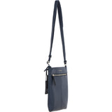 Ashwood Leather Crossbody Bag Cotswold Navy: 64033