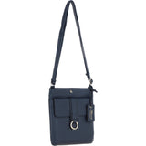 Ashwood Leather Crossbody Bag Cotswold Navy: 64033
