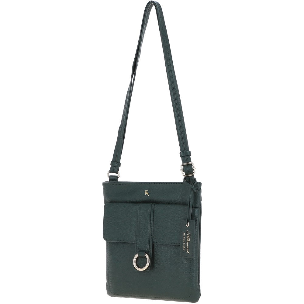 Ashwood Leather Crossbody Bag Ever Green: 64033