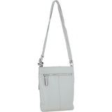 Ashwood Leather Crossbody Bag Ice Grey: 64033