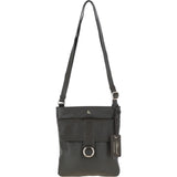 Ashwood Leather Crossbody Bag Khaki: 64033